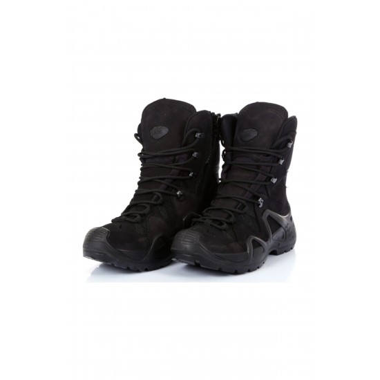 Unisex Siyah Tactical Fermuarlı  Askeri Bot M1491